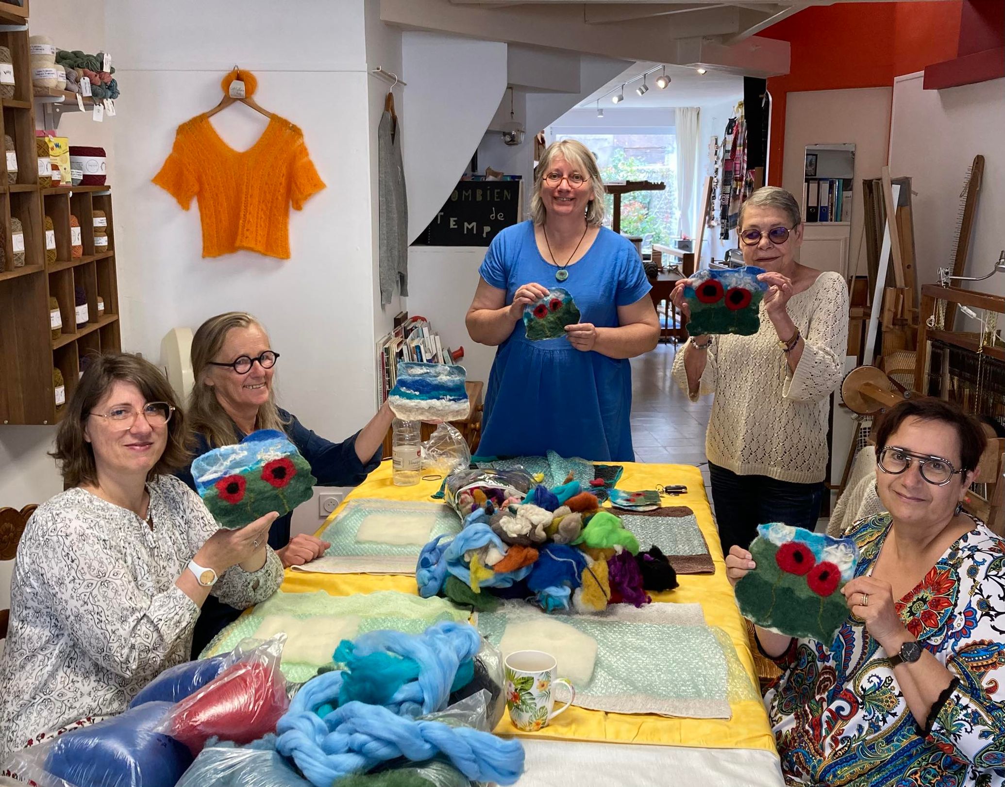 Atelier animé par bêle mémé